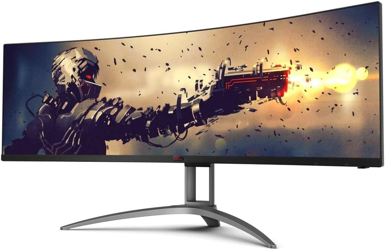 AOC Agon AC493UCX2 49'' 5K 1Ms 165Hz Curved VA Gaming Monitor, Black (AG493UCX2) image number 1