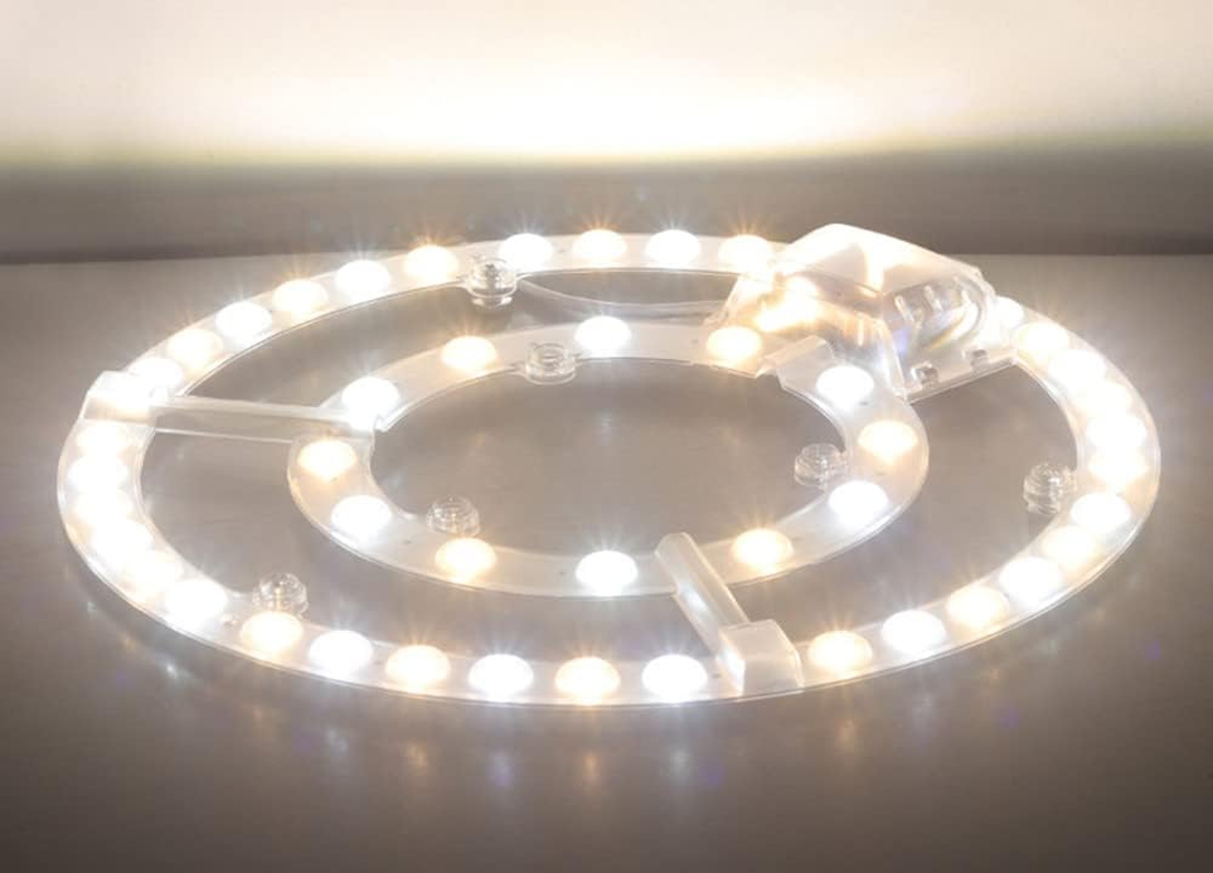 48W 10.5Inch 3848Lm LED Ceiling Light Fixtures Replacement Panel Retrofit Board Light Bulb Replace Incandescent Fluorescent Bulb round Tube,Led Ring Circle Light Panel Retrofit LED Light Engine -White image number 5