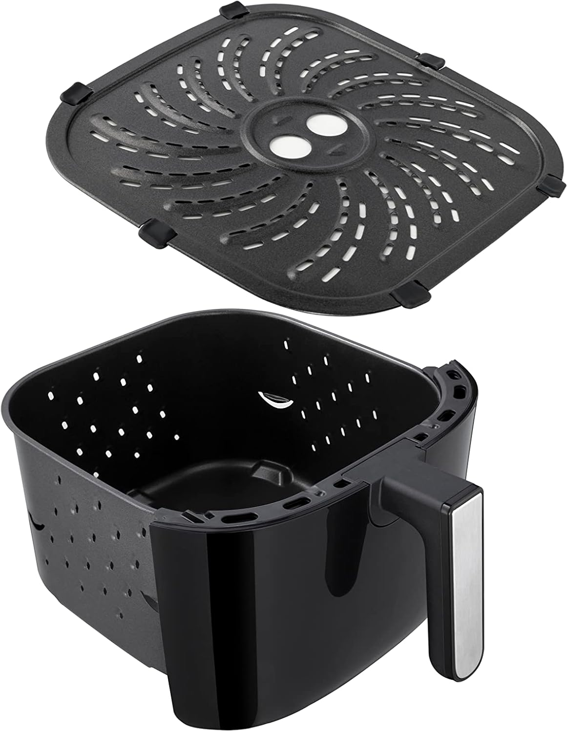 Russell Hobbs Griddle Rubber Feet [Pack of 6] Fits Satisfry Hot Air Fryer 8L 27170-56 and 4L 27160-56 (Replacement Parts, Accessories) Airfryer N700685, Black image number 3