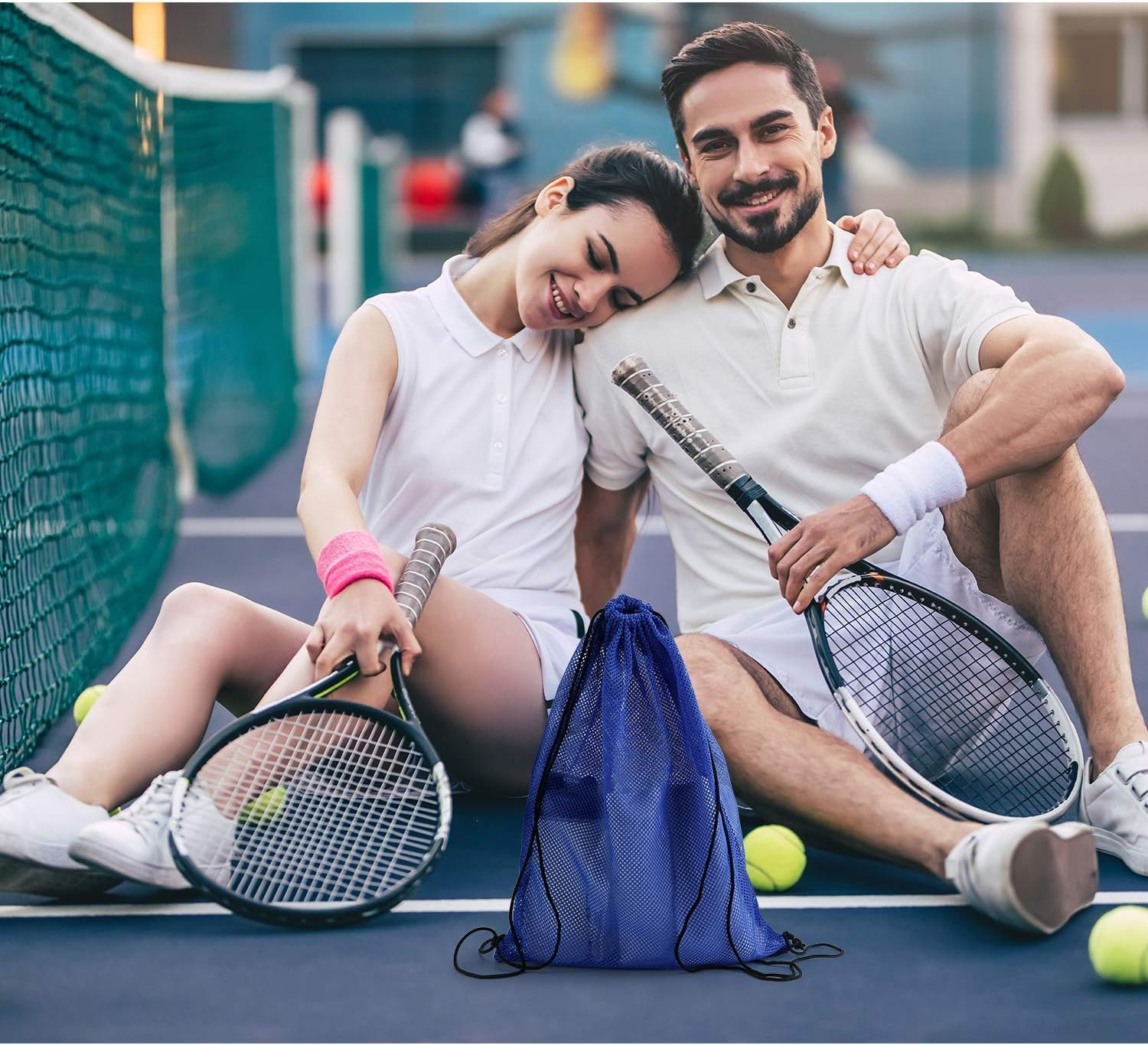 Drawstring Snorkel Equipment Bag, 2Pcs Drawstring Dive Bag Snorkel Dive Backpack, Waterproof Snorkel Gear Bags with Drawstring, Snorkeling Gear Organizer for Scuba Diving image number 6