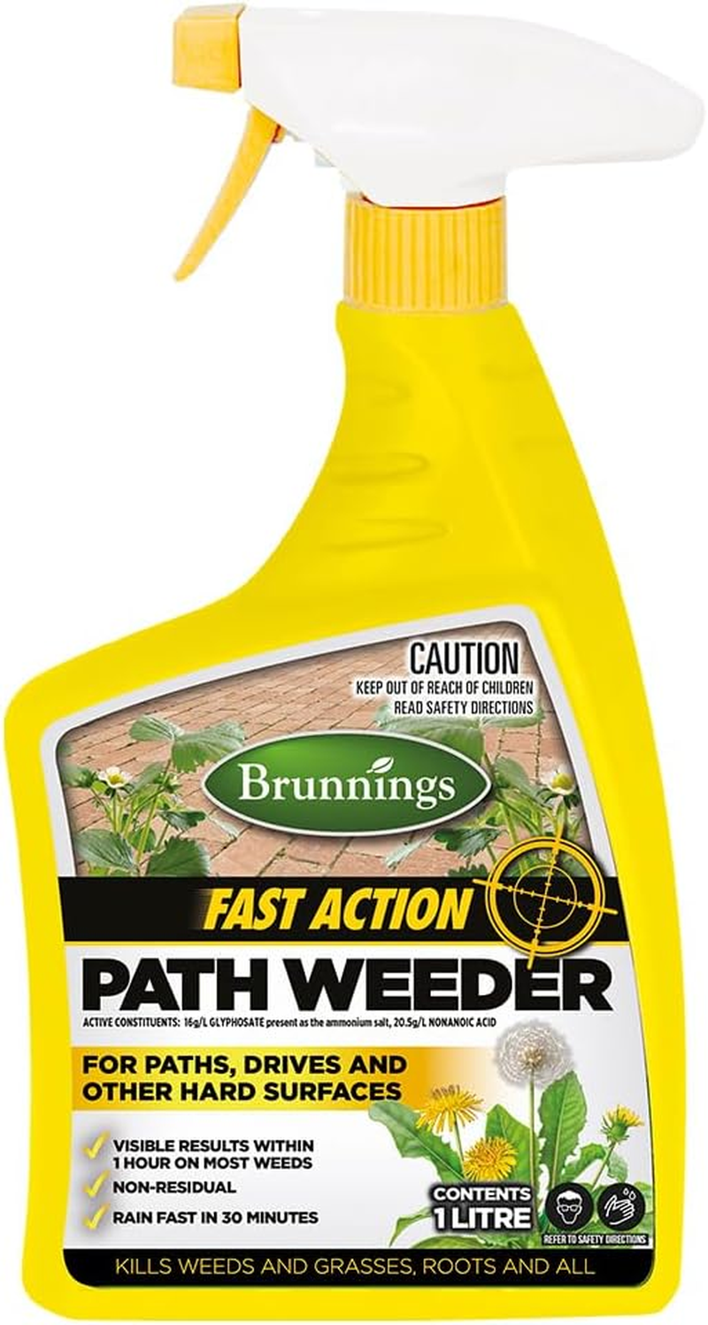 Brunnings Fast Action Ready to Use Path Weed Killer 1 Litre