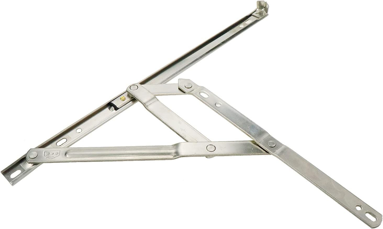 2Pcs 8 Inch Length Stainless Steel Top Hung Awning Casement Window Friction Hinges Silver Tone image number 2