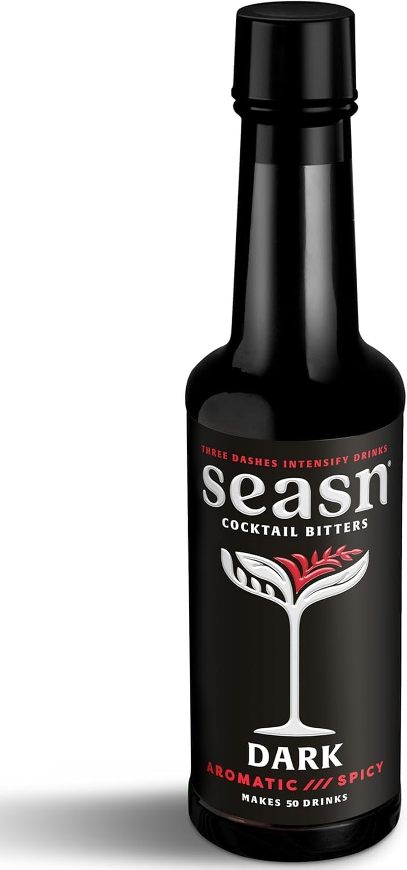 Seasn DARK Non Alcoholic Cocktail Bitters &ndash; Aromatic & Spicy Bitters with Kola Nut, Cherrywood & Star Anise &ndash; Vegan, Sugar Free Mixer for Cocktails & Mocktails &ndash; 150 Ml image number 6
