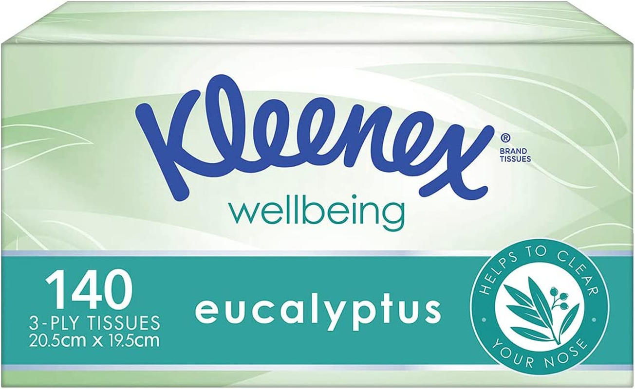 Kleenex Eucalyptus 3 Ply Facial Tissues 140 Count image number 2