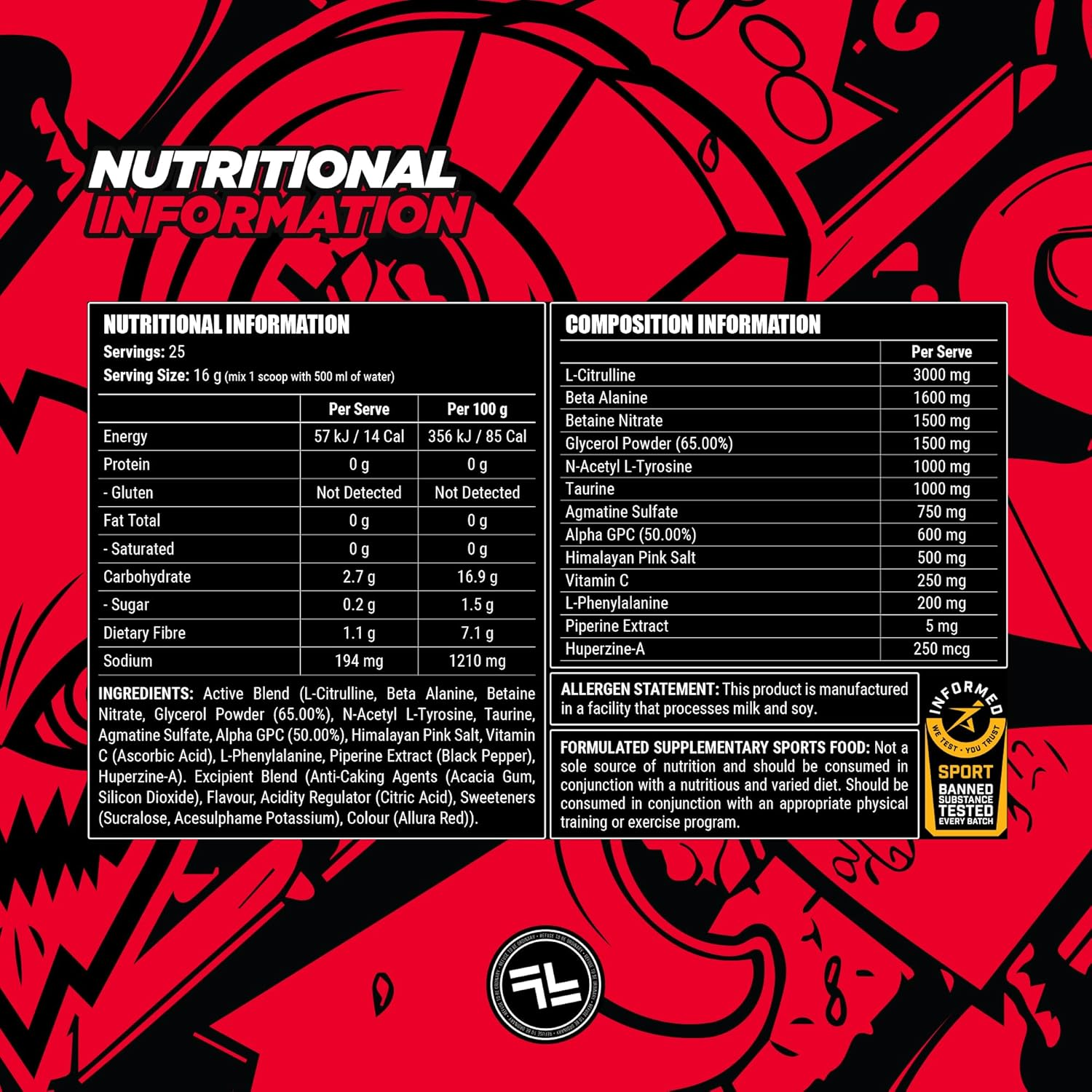 Faction Labs Disorder Pump 25 Serve Red Russian (Raspberry) image number 3