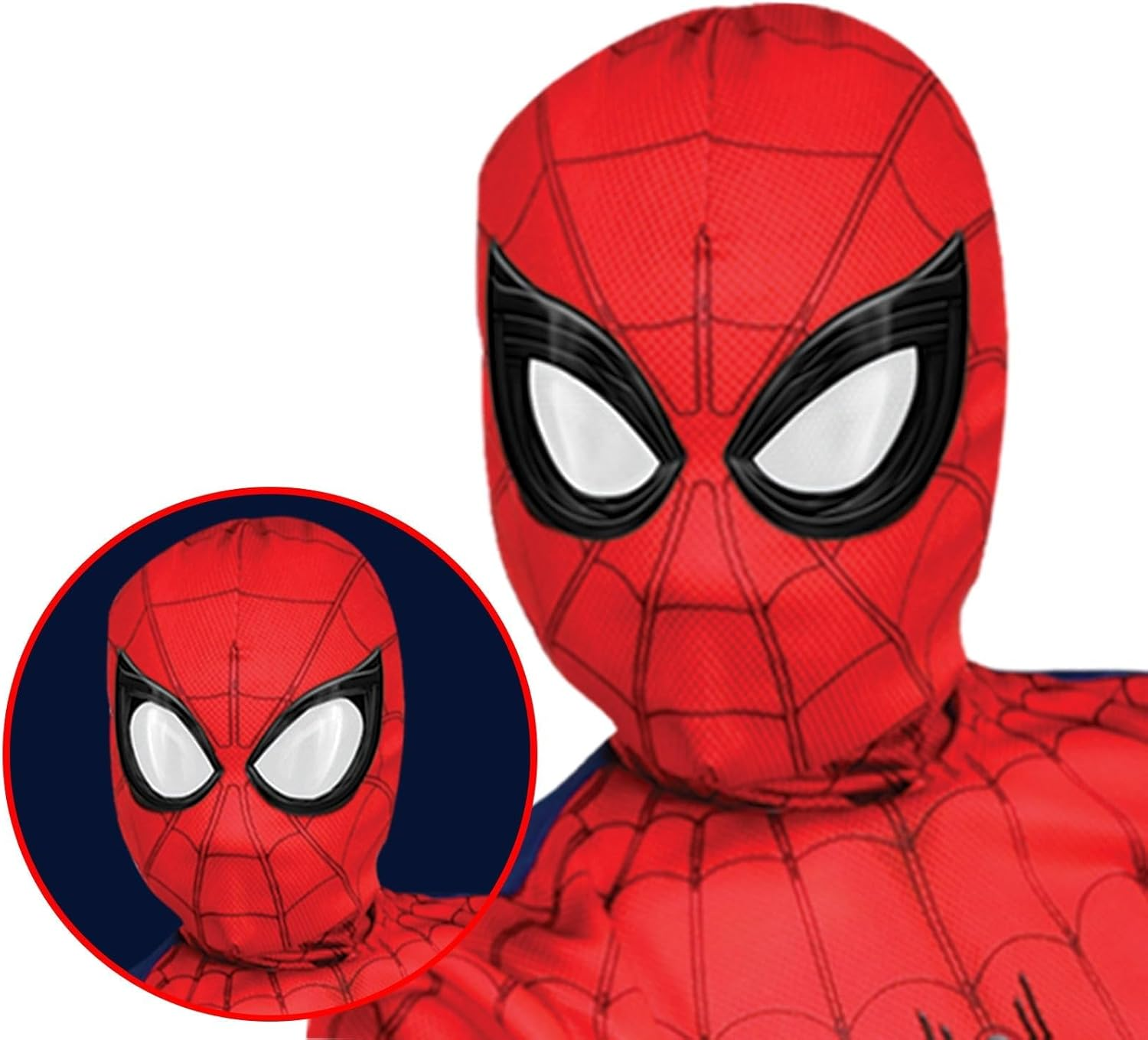 Rubie'S Kid'S Spider-Man No Way Home Deluxe Fabric Mask image number 1
