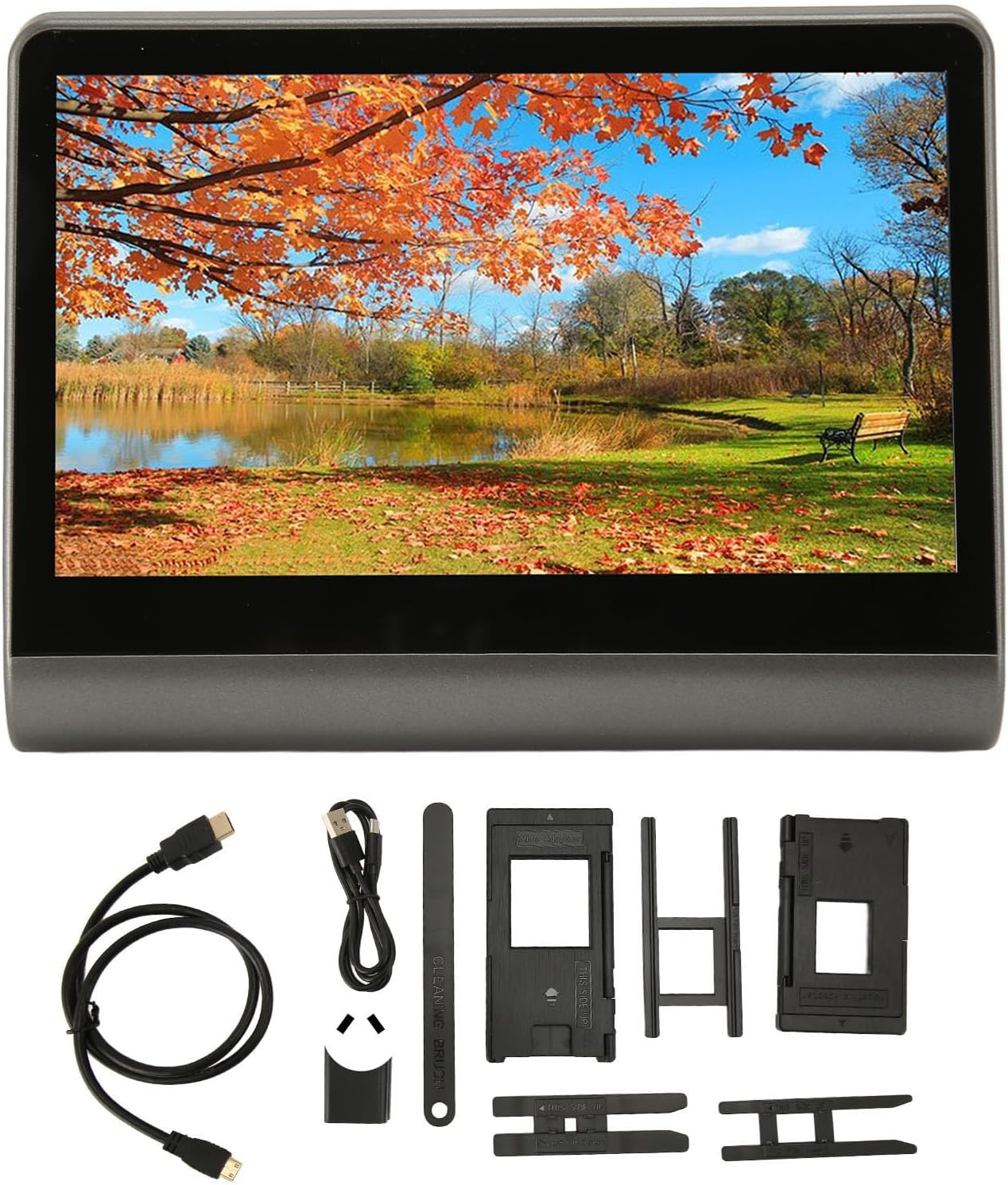 48MP Digital Film and Slide Scanner, USB Mini HDMI Slide Scanner with 7In LED Screen, Converts 135, 126, 110, Super 8 Film to 48 Megapixel JPEG Images (AU Plug) image number 2