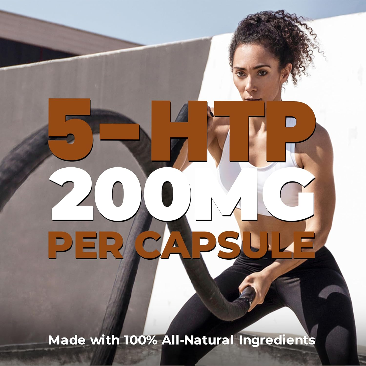 New MAX POTENCY 5Htp 200Mg Capsules, Improved Mood. Stress Relief, Brain Function, Better Sleep, 5-HTP Supplement for Women and Men Increases Energy, Non-Gmo, Vegan, Gluten Free. 90 Capsules. image number 5