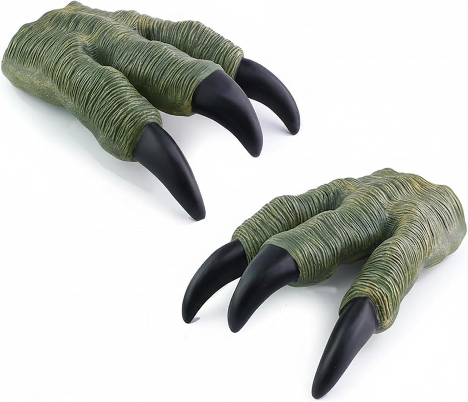 2 Pack Dinosaur Claws Toys Oversized Dino Velociraptor Rubber Realistic Jurassic Claws for Kids Cosplay Roleplay Costume Accessories image number 3