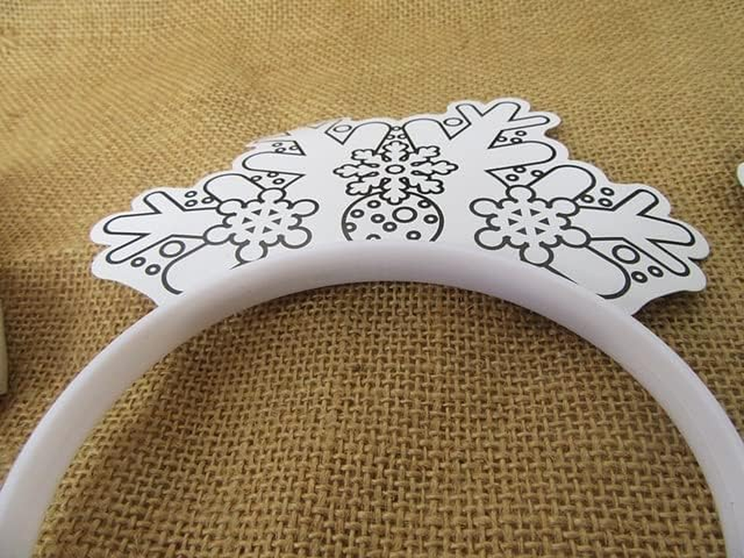 12Pcs Kid'S Draw Yourself Head Piece Costume Headband Hair Loop image number 1