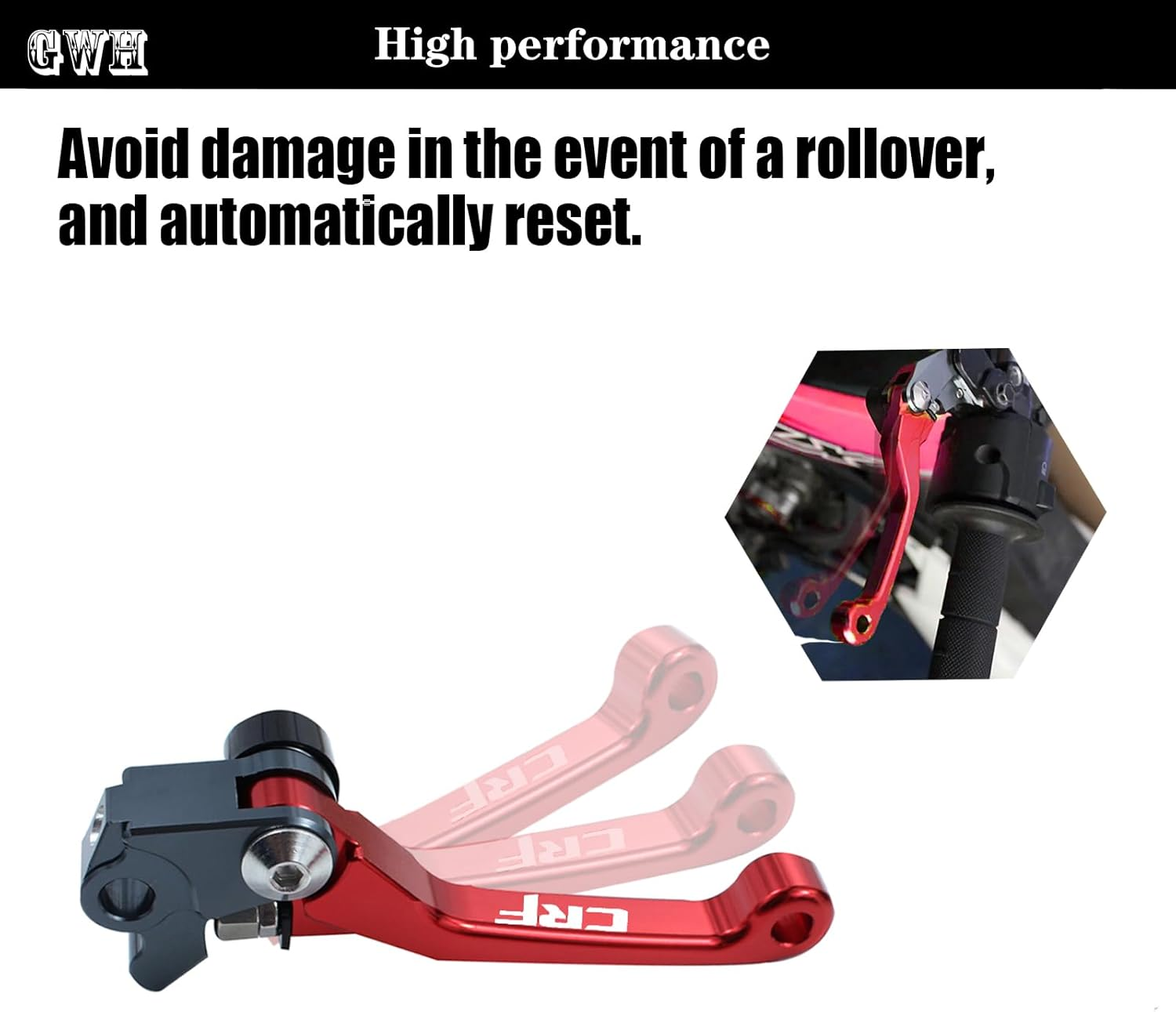 CNC Motorcycle Foldable Brake Clutch Lever Handle Pivot for CRF125F CRF125 F CRF 125 F 2014-2022 2014 2015 2016 2017 2019 2019 2020 2021 2022 Dirt Pit Bike Motorbike image number 1