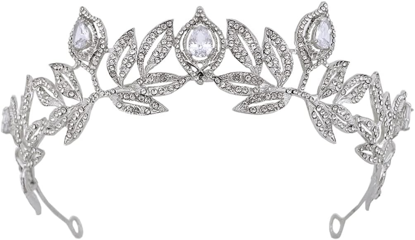 FRCOLOR Rhinestone Crown Hair Accessory for Bride Headdress Wedding Hair Decor Vintage Style Reusable and Wear-Resistant for Party Cosplay and Festival Occasions Elegant Headdress for Girl