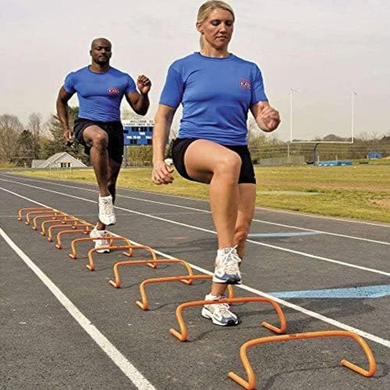 HCE Agility Speed Training Hurdles Multi-Purpose Plyometric Training Hurdles, Crossfit, WOD, Football, Lacrosse, Cricket Athletic Sports and Games - Ideal for Pets, Kids and Adult (3 Pack)