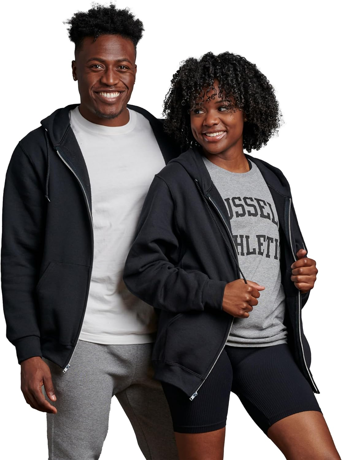 Russell Athletic Men'S Dri Power Full Zip Fleece Hoodie