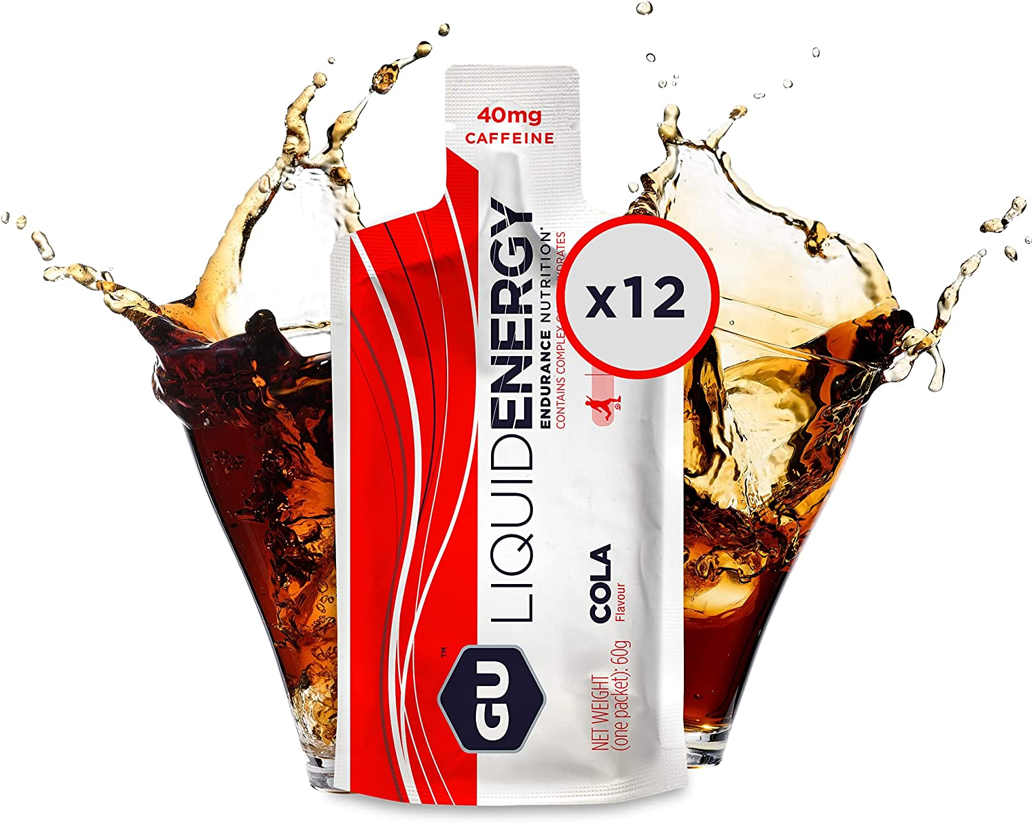 GU Energy Cola Liquid Energy Gel 60 G, Pack of 12 image number 1
