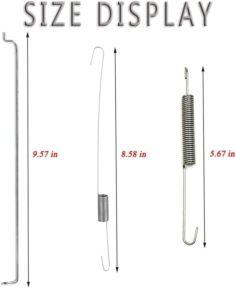 Throttle Return Spring Control Kit, 6Pcs Return Spring Speed Control Governor Link Throttle Governor Link Rod Speed Return Spring Kit,Governor Rod Spring Throttle Return Spring Governor Link 188F 190F image number 3