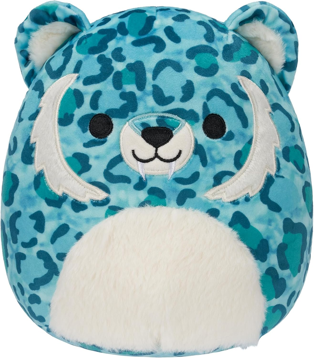 Squishmallows SQCR05381 7.5-Inch-Griffin the Aqua Saber-Tooth Tiger, Multicolour image number 3