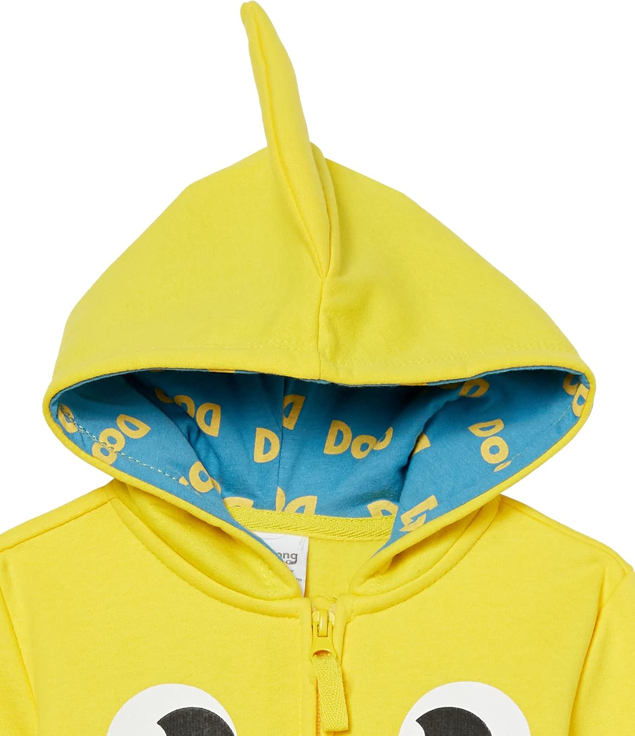 Pinkfong Boys Zip up Big Face Hoodie-Baby Shark