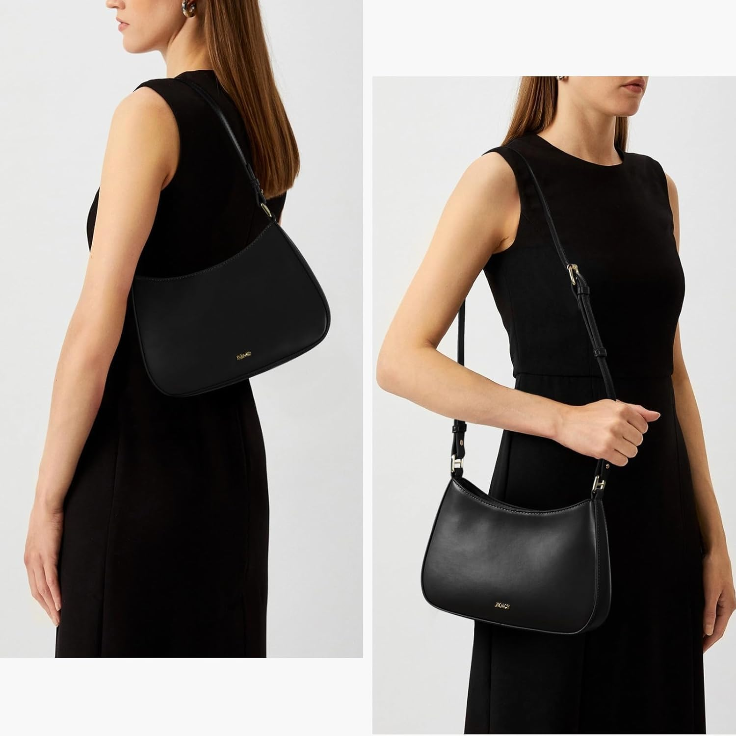 BLAZDEVE Shoulder Bag Y2K Clutch Purse for Women, Leather Handbags Crossbody Bag Party Purses, Ladies Evening Clutch Bags, Y2K Fashion Crossbody Bag for Evening Holiday Wedding - Wine Red image number 7