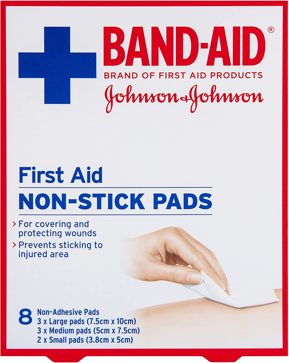 Band-Aid First Aid Non-Stick Pads 8