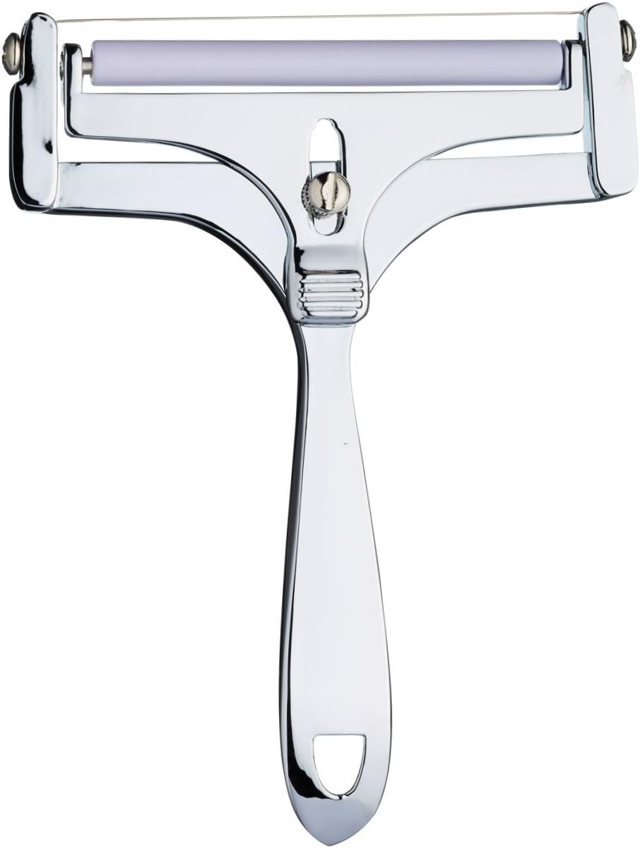 Kitchencraft KCPLANEDL Cheese Slicer with Adjustable Wire, Stainless Steel, 15 X 11 Cm