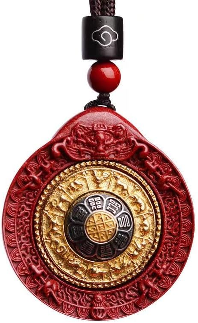 Natural Original Mineral Vermilion/Gossip Pendant/Zodiac Pendant/Mother'S Day, Birthday Gift image number 1