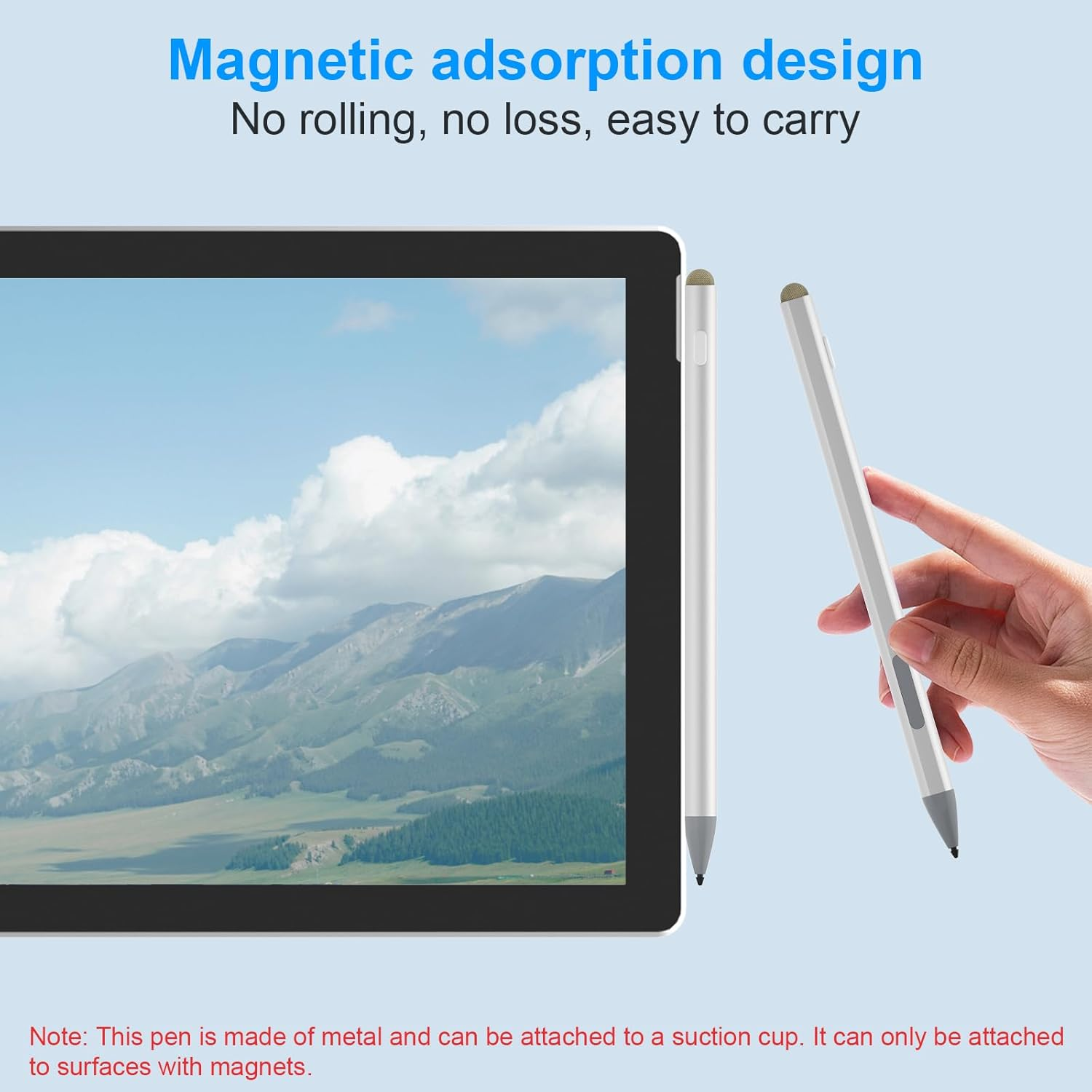 Surface Pen Windows Stylus for Microsoft &ndash; Surface Pro 11/10/9/8/7 Pen Compatible with Surface Pro/Book/Laptop/Go/Studio, with Palm Rejection and Rechargeable, 4096 Pressure Sensitivity Digital Pens image number 2