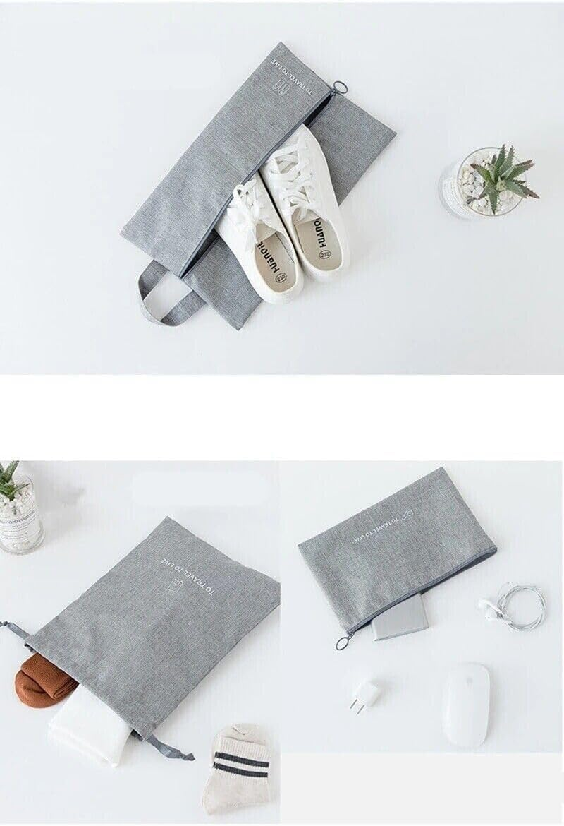 Fime 7 Set Packing Cubes for Suitcases - Versatile Travel Packing Organisers - Luggage & Travel Gear Bag - Ideal Packing Cubes for Travel - Compact Cubes/Pouches for Organising (Coffee) - Pink image number 3