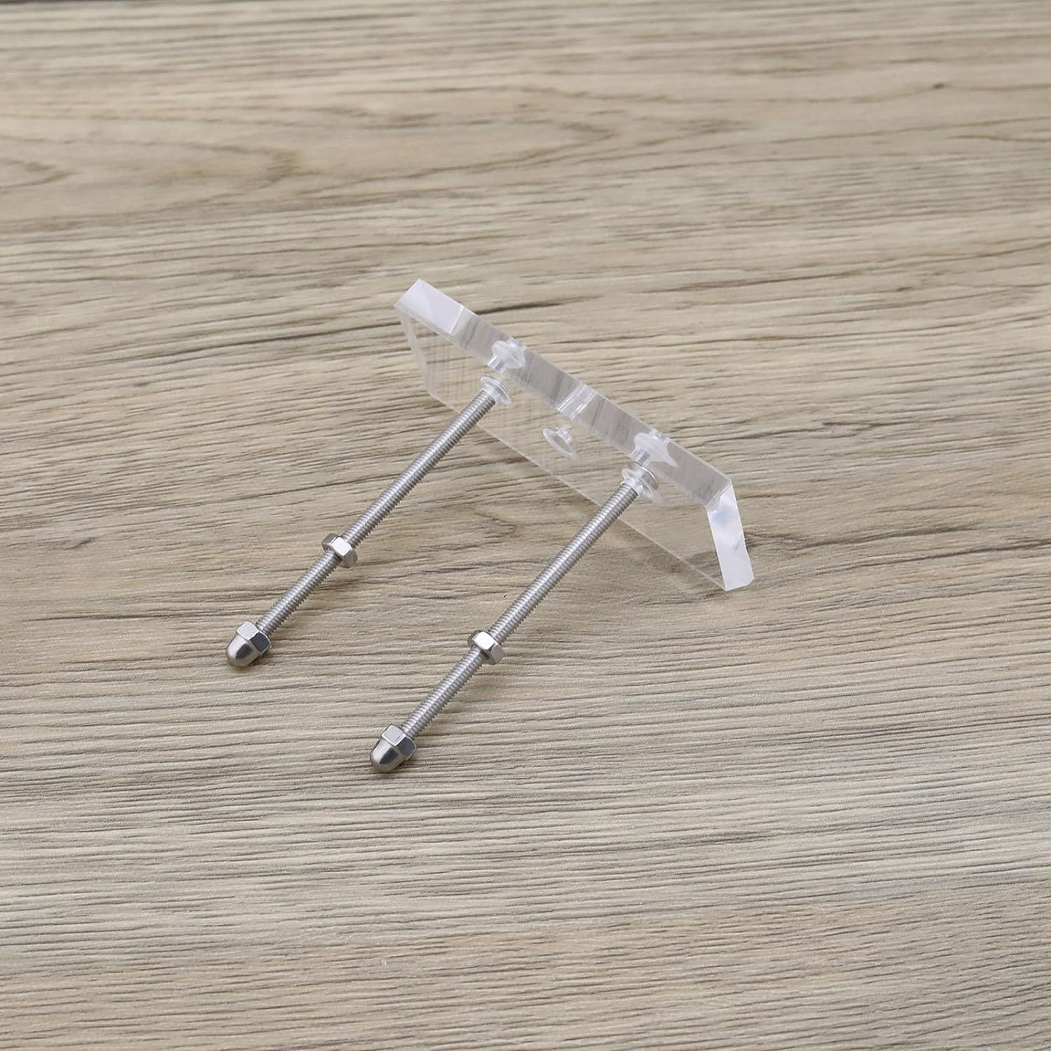 Emagtech 2Pcs Acrylic Wall Deck Hanger Acrylic Skateboard Wall Mount Bracket Skateboard Wall Hanger Acrylic Wall Deck Holder Wall Decoration Hanger image number 3