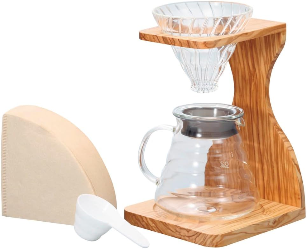 HARIO VSS-1206-OV Pour over Stand, Brown, 20 X 15 X 30 Cm image number 2