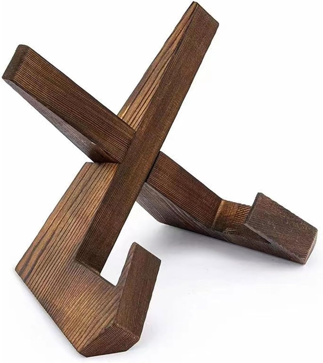 AIMALL Solid Wood Flat Bracket, Modern Simple Menu and Record Stand, Household Reading Rack, Fits Items up to 8.5 Inches image number 5