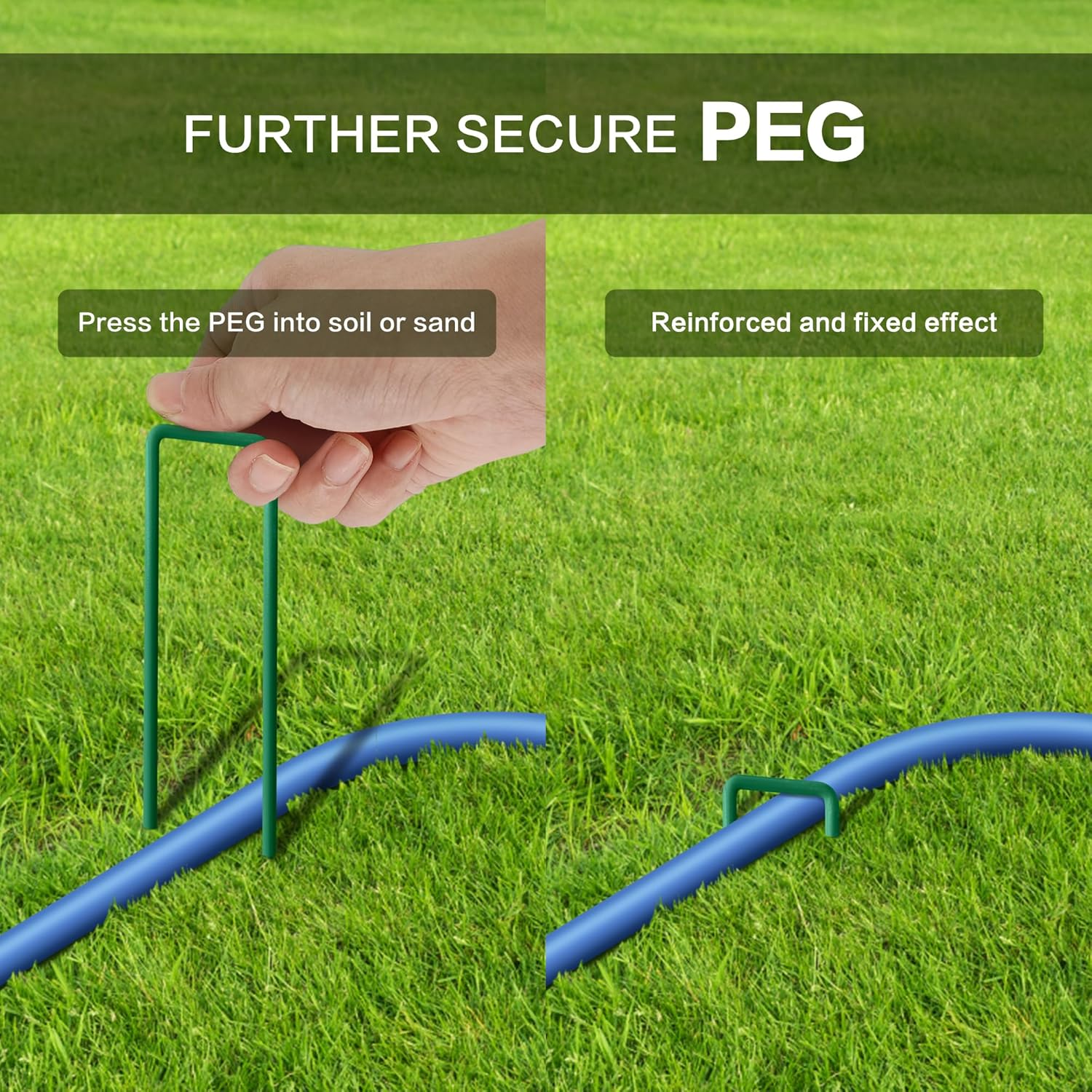 Upgraded Misters for outside Patio, 3-Way Fine-Mist Leak-Proof Hose Mister Misting System, 6.6FT Patio Mister for Cooling Outdoor, Cobra Mist Stand for Greenhouse Chicken Dog Pool Trampoline image number 1