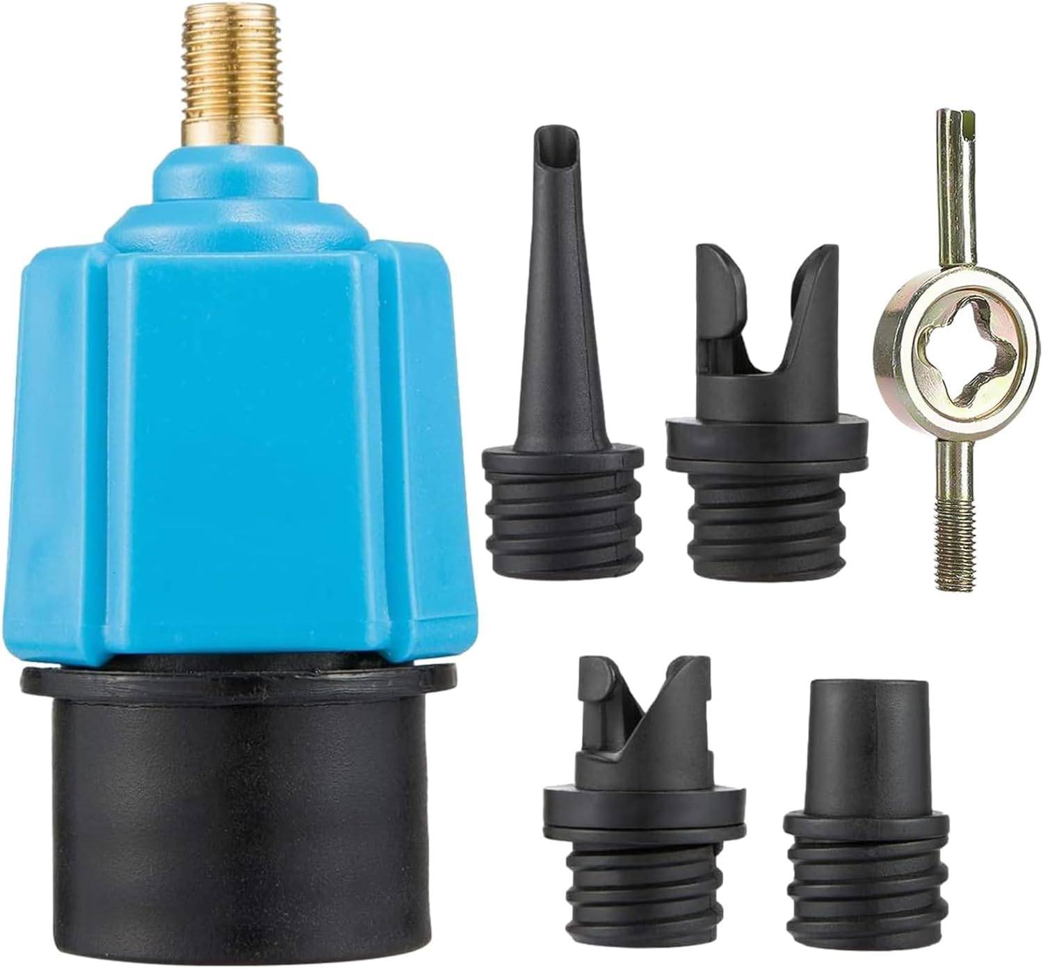 Inflatable SUP Pump Adaptor Compressor Paddle Board Pump Adapter, SUP Valve Adapter Connector Conventional Air Pump Adapter for Stand up Paddle Board & Dinghy,Inflatable Boat Air Valve Adapter image number 2