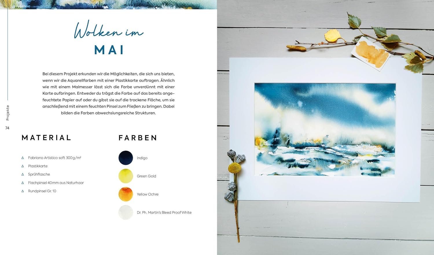 Aquarell Landscapes: Innovativ, Schnell Und Beeindruckend Malen: Mit Der Loose-Watercolor-Technik Atmosph&auml;rische Landschaften Entstehen Lassen image number 6