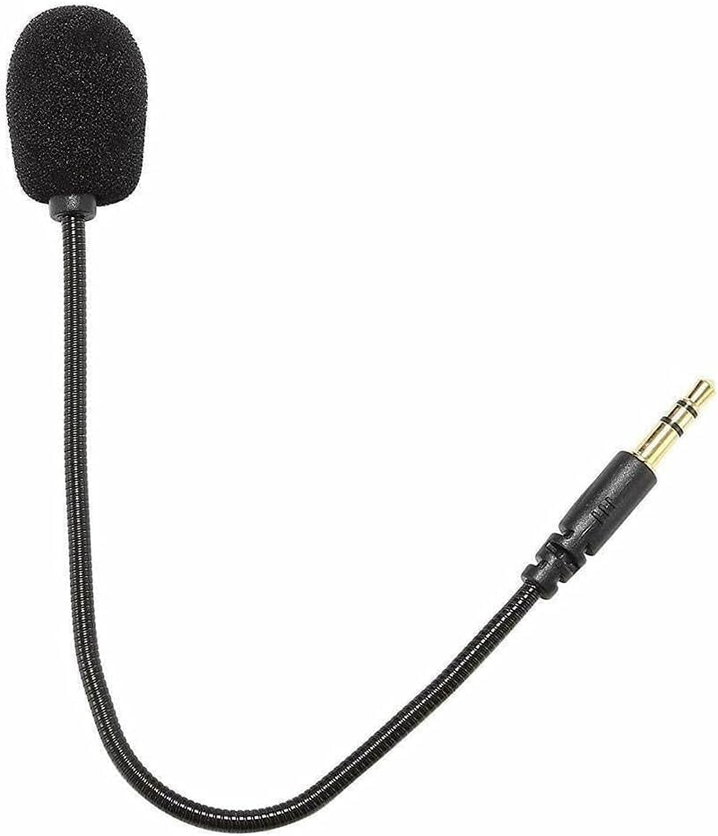 Wpppan Headset Microphone 3.5Mm Plug, Black Headset Microphone Adjustable 360 Degrees Bendable Jack Headphone Controller Z5A5 Combined, 3.5Mm Game Gaming Mic to Mic Headsets Accessories image number 5