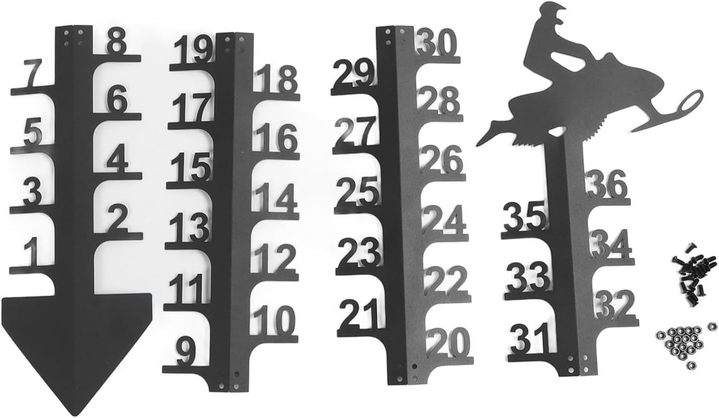 Snowfall Measuring, Heavy Duty Precise Scale Snow Easy to Install Outdoor for Garden image number 3