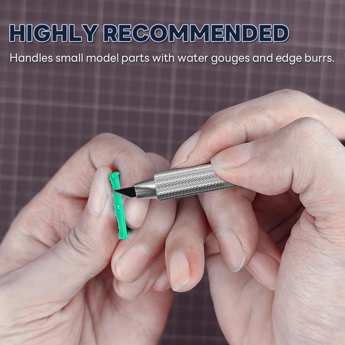 Stedi Craft Hobby Knife Kit, Model Hobby Making Tools, All Metal Precision Craft Knife with 20PCS Blades for Gundam, Scale Military Model, 3D Resin Parts image number 4