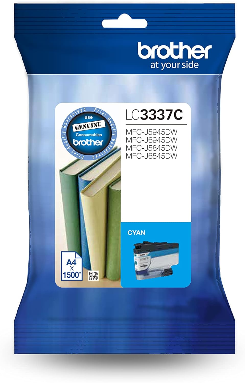 Brother Genuine LC3339XLBK High-Yield Capacity Ink Cartridge, Black, Page Yield up to 6000 Pages, (LC-3339XLBK) for Use With: MFC-J5945DW, MFC-J6945DW, MFC-J5845DW, MFC-J6545DW High-Yield Capacity