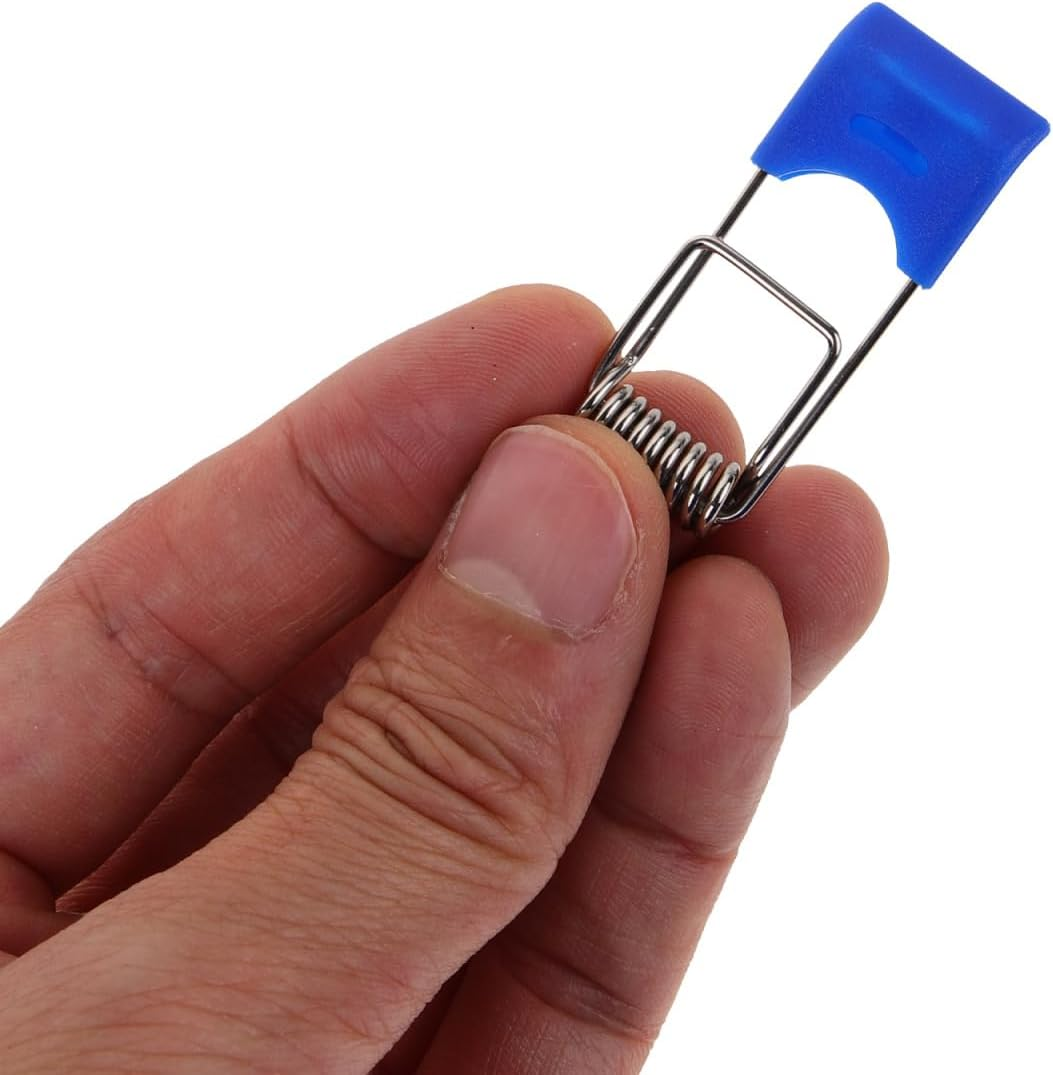 Housoutil Spring Snap Downlight Clips 100Pcs Recessed Light Retaining Springs for Panel Lamp Secure Fixing Indoor Lighting Accessories image number 4