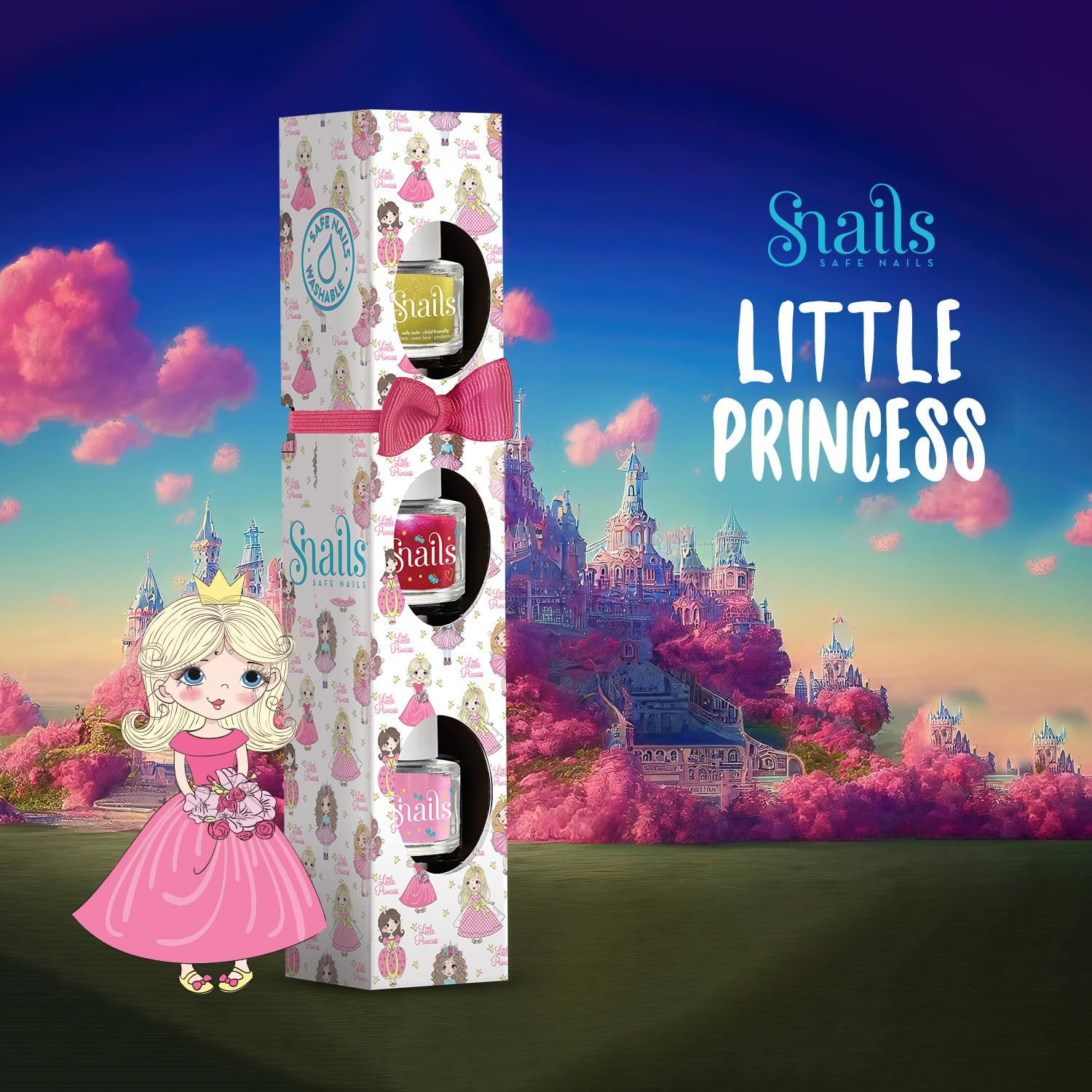 Snails Kids Little Princess Nail Polish 5 Ml (Pack of 3) image number 2