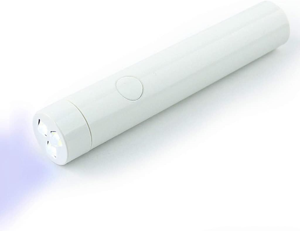 Nail Dryer USB Mini Portable Flashlight Led Light Therapy Machine Gel Nail Dryer with Battery Nail Lamp for Teens Beginners Suitable Nail Lamp image number 6