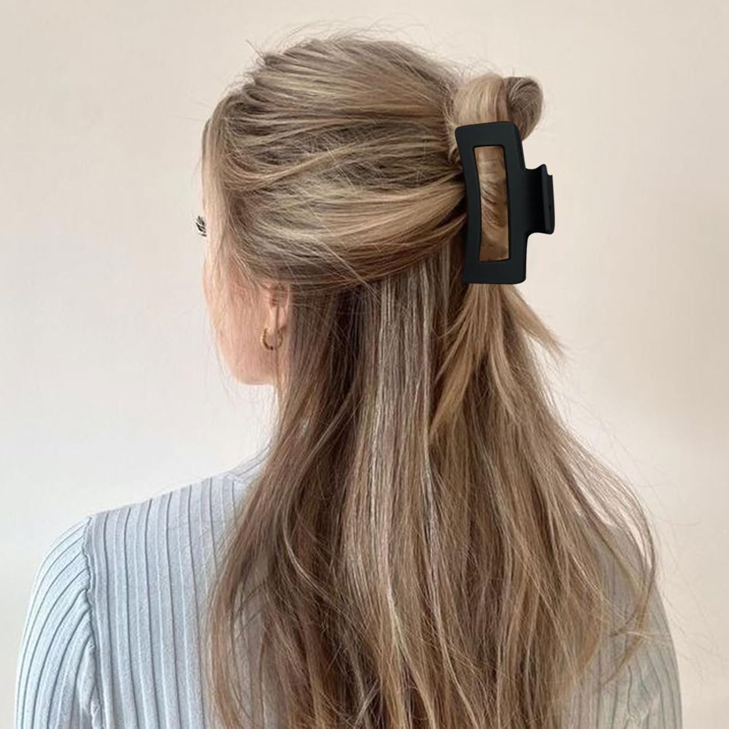 Muorruo 3-Pack Silicone Cloud-Shaped Hair Clips, Soft and Flexible Hair Clips, Gentle Hair Clips for Thin and Thick Hair, Hair Accessories for Women and Girls (Style 1) image number 5