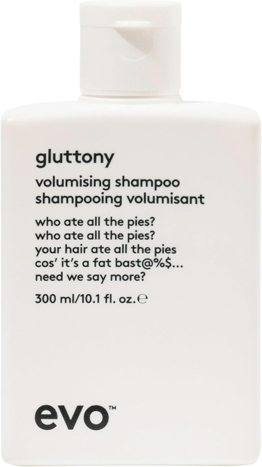 Evo Gluttony Volumising Shampoo & Conditioner - for All Types of Hair - Adds Lift, Body Shine, Strength & Elasticity - 10.1 Fl Oz image number 3