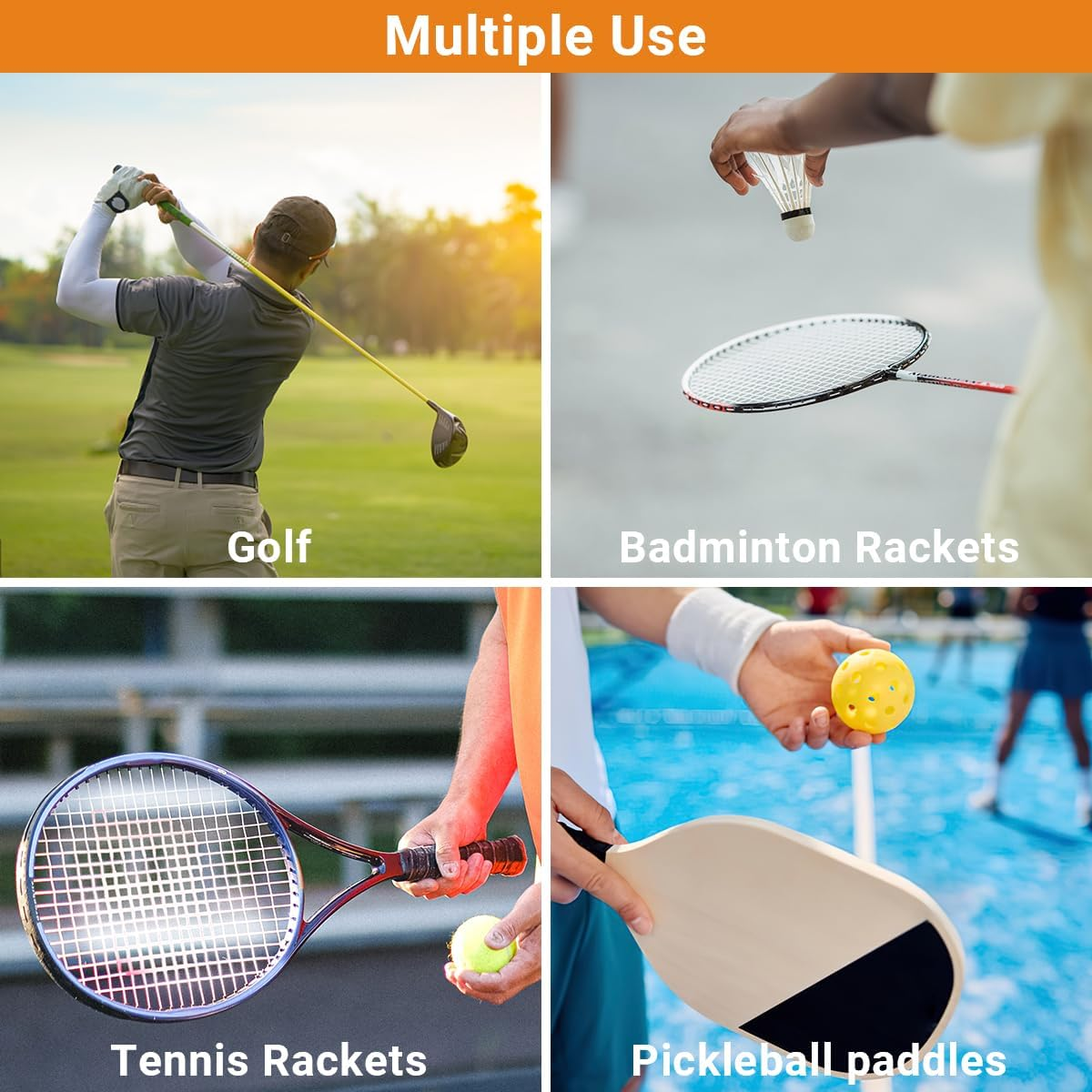 Yeshom Golf Lead Tape, Add Swing Weights 2 Grams per Inch Golfing Adhesive Accessories for Golf Clubs, Pickleball Paddle, Tennis Racket Grips image number 4