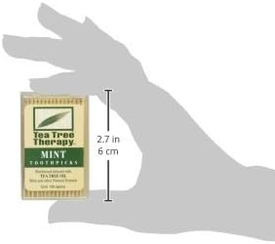 Tea Tree Therapy Mint Toothpicks 100 Ct (Pack of 1) image number 1