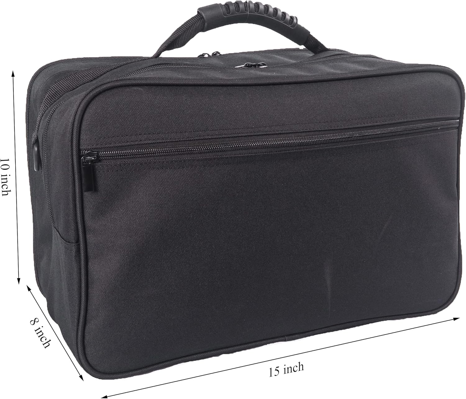 Pro Large Capacity Beauty Hairdressing Barber Tool Bag Polyester Hair Equipment Cosmetic Salon Shoulder Organizer Kit Grooming Hair Stylist Scissor Holder Storage Carrying Travel Case, image number 3