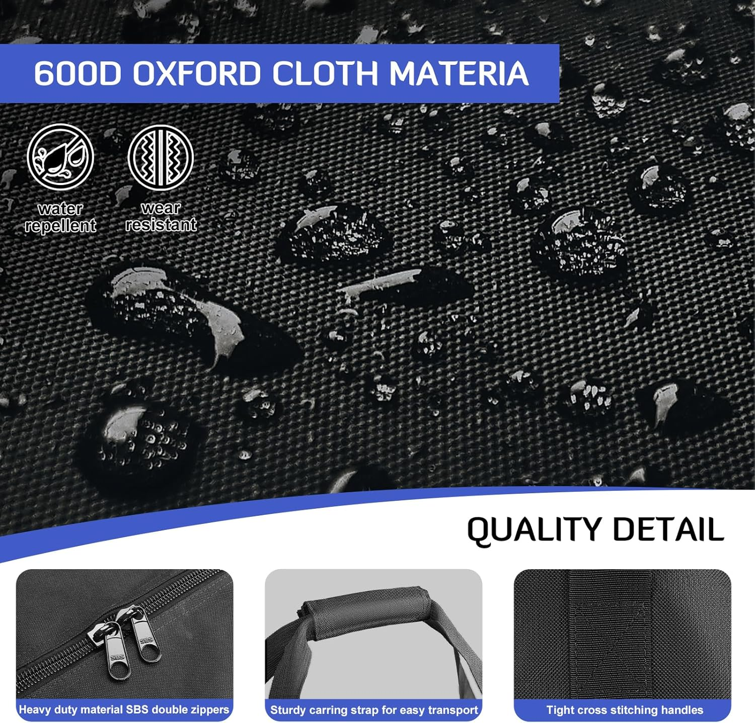 INFANZIA Duffel Bag, Large Capacity, Waterproof, Polyester, 47.2*13.7*17.7 Inches image number 3