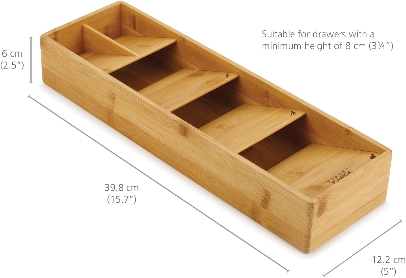 Joseph Joseph Drawerstore Bamboo Compact Cutlery Organiser image number 3