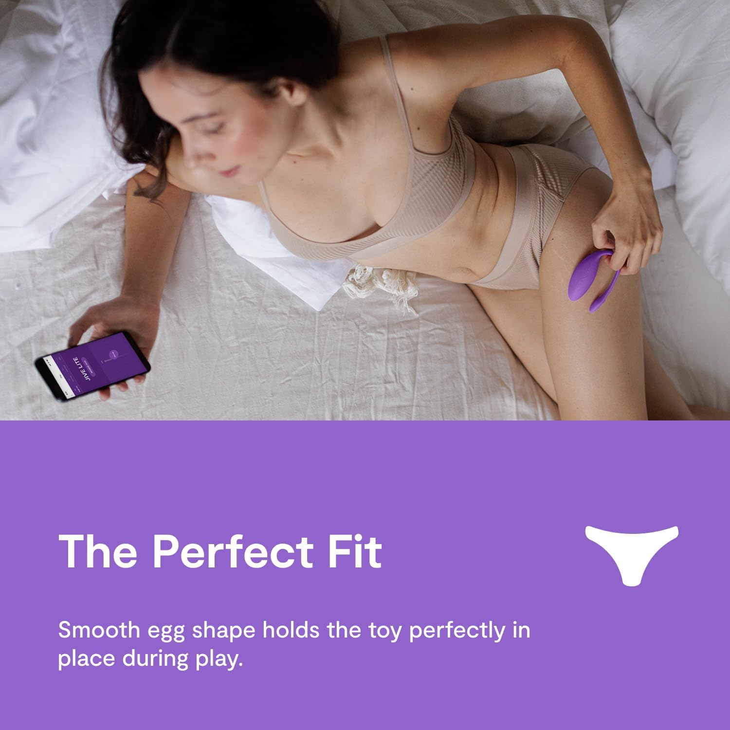 We-Vibe Jive Lite Wearable G-Spot Vibrator &ndash; Egg Vibrator &ndash; Vibrating Adults Sex Toy for Women & Couples &ndash; App Control &ndash; 10 Intensity Levels &ndash; Waterproof &ndash; Rechargeable image number 1