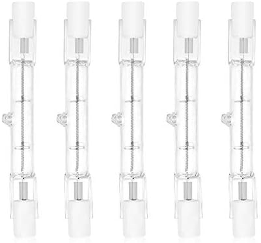 Bonlux 100W R7S Halogen Bulb 78Mm Dimmable Warm White 2800K Linear Floodlight AC220-240V Double Ended 1500Lm J78 for Home, Shop, Stage, Floor Lamp (5Pcs) image number 3